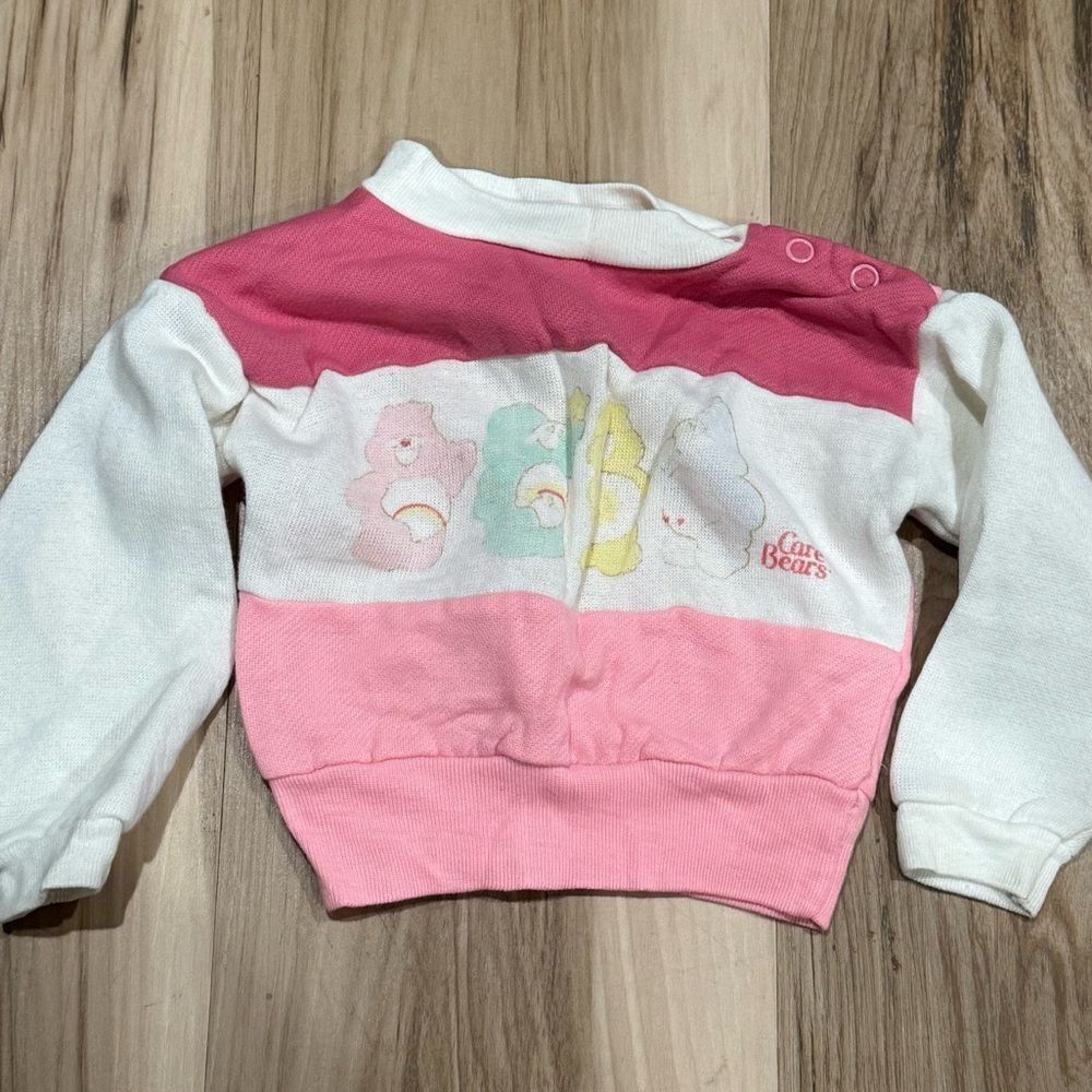 Dobie Care Bears Crewneck Sweatshirt Vintage 1980’s Baby Girls 12M